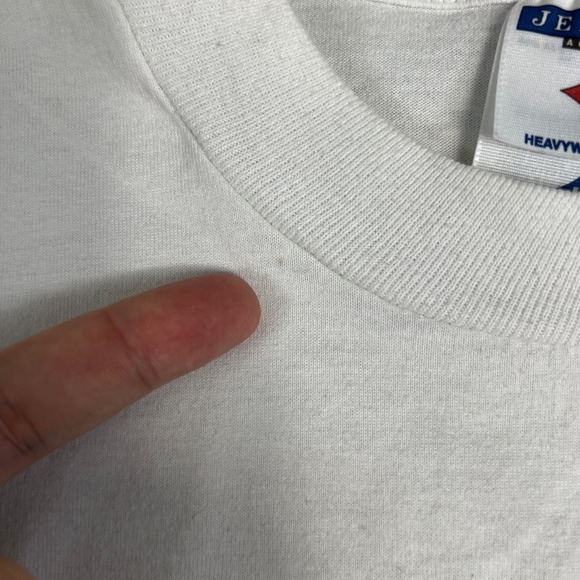 VTG Horse Head Graphic T Shirt Fits M 1990s Jerzees Western Cowboy Riding USA - Picture 7 of 12